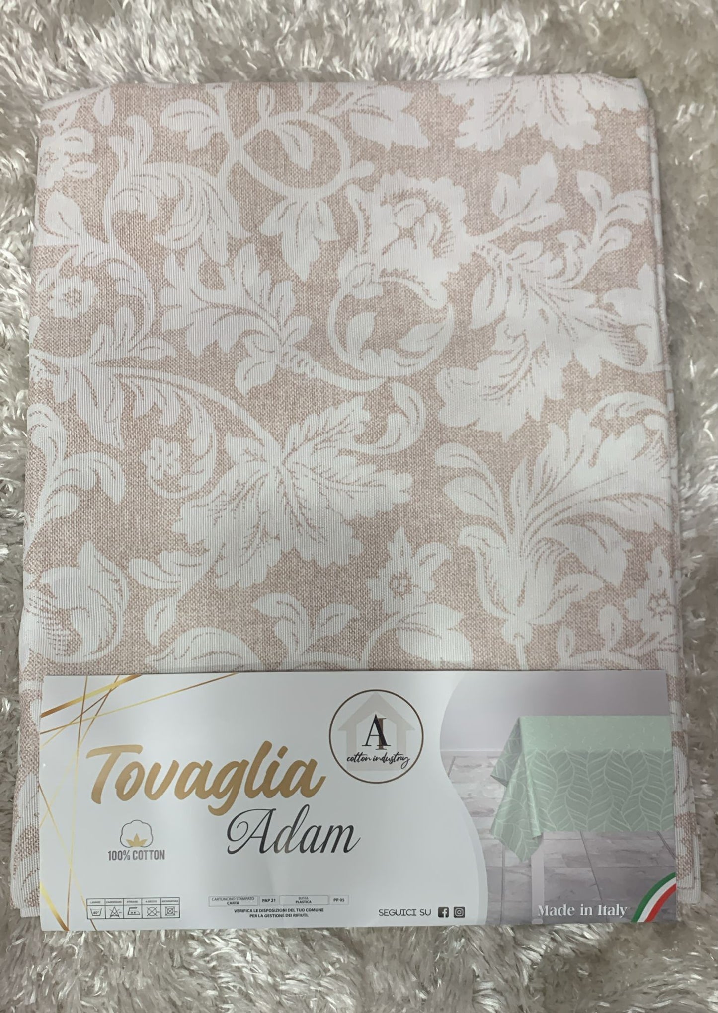 tovaglia in cotone x 12 posti disponibili in varie fantasie e colori