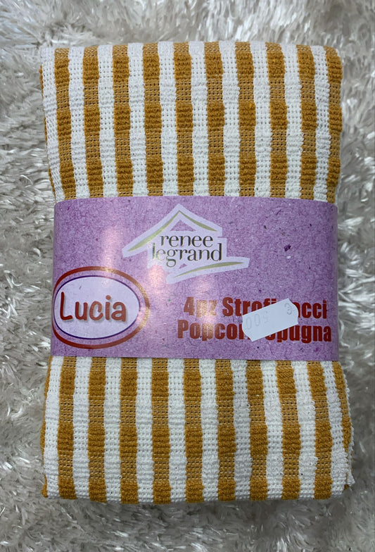 Lucia 4 strofinacci spugna  2 disegnati e 2 tinta unita