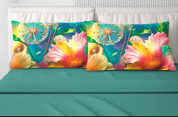 Competo letto matrimoniale in puro cotone con 4 federe fantasia monique Lenzuola sopra t unita 250x290cm Lenzuola sotto t unita con angoli maxi 175x200 cm 2 federe t unita in puro cotone 52x82 2 federe stampa digitale poliestere 50x80