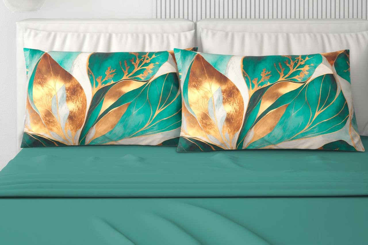 Competo letto matrimoniale in puro cotone con 4 federe fantasia Mary Lenzuola sopra t unita 250x290cm Lenzuola sotto t unita con angoli maxi 175x200 cm 2 federe t unita in puro cotone 52x82 2 federe stampa digitale poliestere 50x80