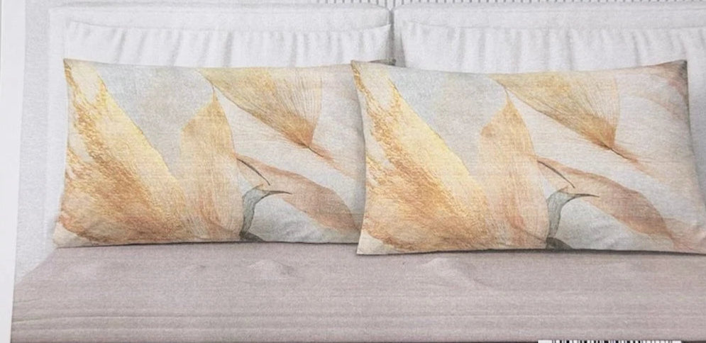Competo letto matrimoniale in puro cotone con 4 federe fantasia sibilla Lenzuola sopra t unita 250x290cm Lenzuola sotto t unita con angoli maxi 175x200 cm 2 federe t unita in puro cotone 52x82 2 federe stampa digitale poliestere 50x80