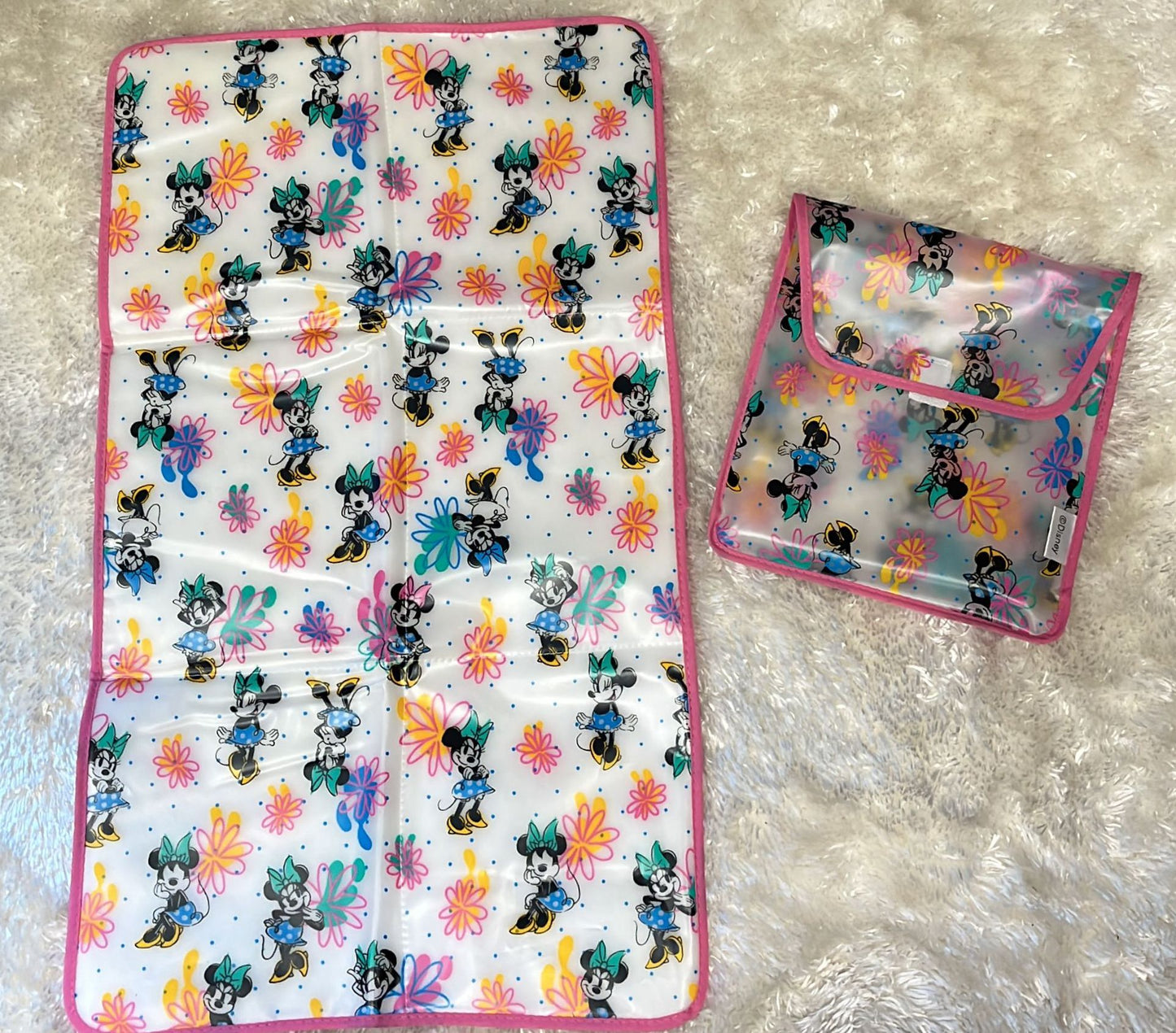 Set cambio pannolino minnie  da borsa  Disney
