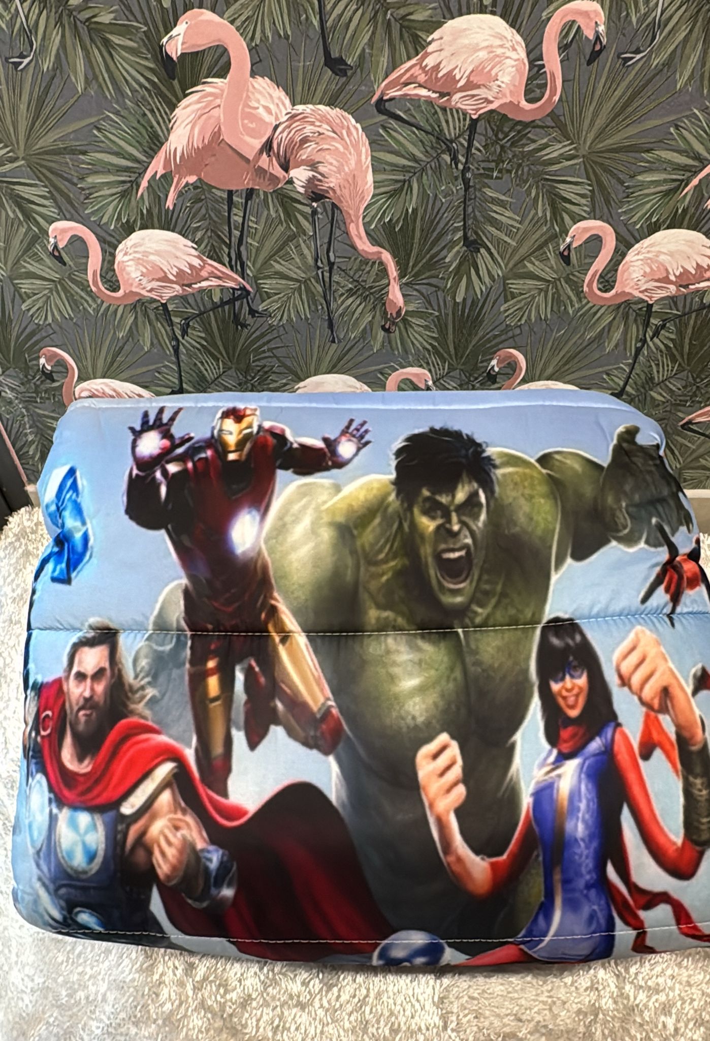 Trapunta singola  Avengers   Calda comoda e antiallergica per arredare com stile la cameretta del tuo bambino  Mis  170x260